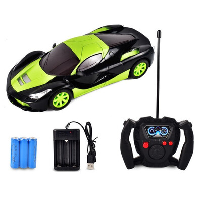 

120 light charging remote control car four-way remote control car sports car model children remote control toy car