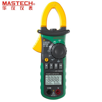 

Mastech MS2208 Harmonic Power Clamp Meter Tester Multimeter Trms Voltage Current Power Phase Angle Test
