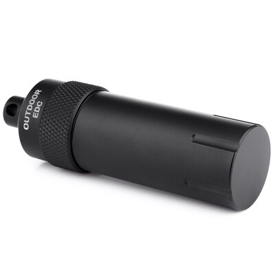

EDC Survival Case Container Emergency Survival Pill Tank Aluminium Alloy Waterproof Capsule Seal Bottle Survival First-aid Tools