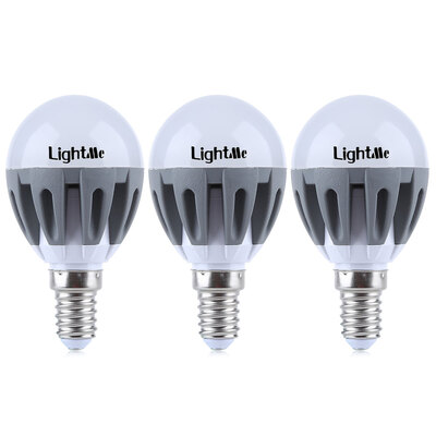 

Lightme 3Pcs E14 220-240V G45 3W LED Bulb SMD 2835 Spot Globe Lamps Energy Efficient Lighting