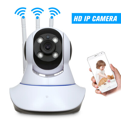 

HD 720P 10 Megapixels IP Cloud Camera 4pcs Array IR Lamps CCTV Surveillance Security Network PTZ Camera Support Cloud Storage P2P