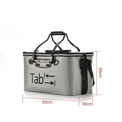 

EVA Portable Folding Bucket Filled Fish Wear Bucket Gear Fishing Foldable Bag Camping Hiking Bucket With Handle Fishing Bags