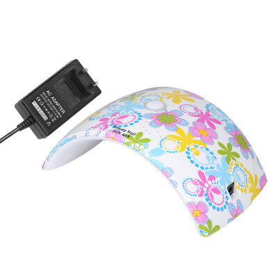 

36W LED UV Nail Lamp Nail Gel Dryer Fingernail & Toenail Gel Curing White Light Flower Pattern Nail Art Painting Nail Tool Optiona