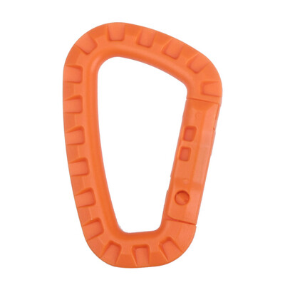 

1pcs Tactic Carabiners Clip Backpack Hanging D Shape Buckle Keychain Ring Locking Gear for Camping Hiking Fishing