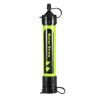 

Outdoor Camping Water Filter Straw Water Filtration System for Emergency Preparedness Traveling Backpacking