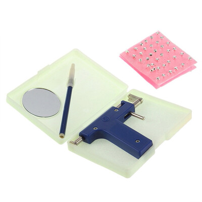 

Pro Stainless Steel Nose Ear Navel Body Analgesia Ear Piercer Unit Tool Set Body Piercing Gun Kit Durable