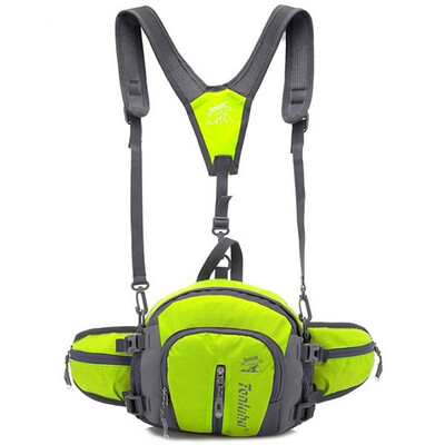

Unisex MultiFunctional Single Shoulder Strap Backpack Bag Waterproof Chest Pack Waist Bag Outdoor Sports Waterproof running bag