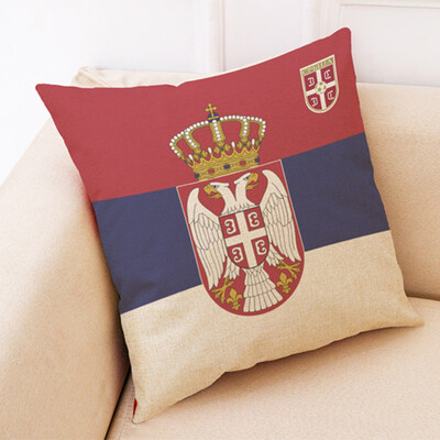 

The 2018 World Soccer Cup Home Decor Cushion Cover Linen Sofa Design Throw Pillow Case Gift Style 32