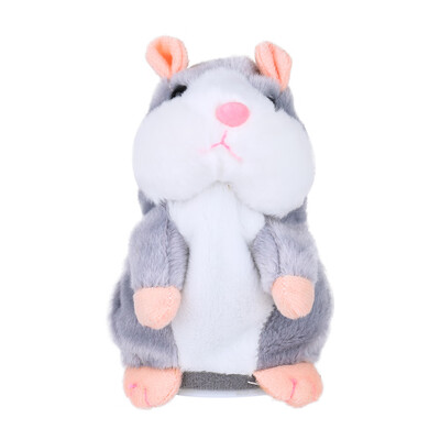 

Electric Smart Little Talking Hamster Record Repeat Stuffed Plush Animal Kids Doll