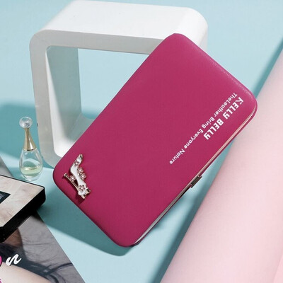 

LKX Long Large Capacity Wallets Mobile Phone Woman Purses Female Lady Clutch Pocket High-heeled Shoes Case Student Card Holder