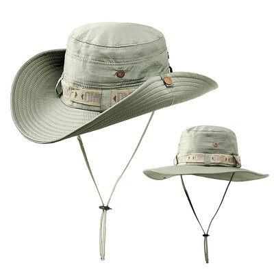 

Outdoor Foldable Sun Hat Summer UV Protection Safari Cap Fishing Hunting Hat