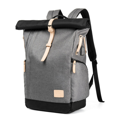 

Men Laptop Backpacks Anti Theft Backpack Women School Notebook Bag Waterproof Nylon Travel Leisure Bags Stitching USB Schoolbag