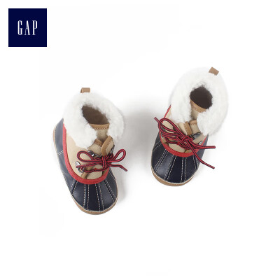 

GAP flagship store childrens shoes baby flat boots snow boots 400090 winter mens baby low boots cotton boots ginger sugar color 110CM 6-12 months
