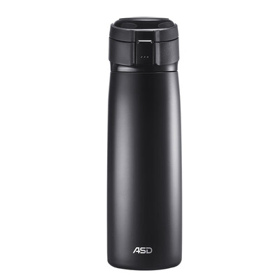 

ASD ASD mug inside&outside 304 stainless steel vacuum hot water cup non-slip coffee cup insulation office water bottle car easy to open cup 460ml RWS46B5Q-Y