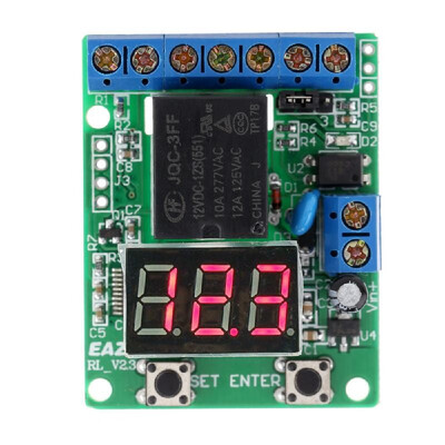 

Widely Use Mini Size Control Switch DC 12V Voltage Detection Relay Switch Control Board Module Charging Discharge Monitor Test El