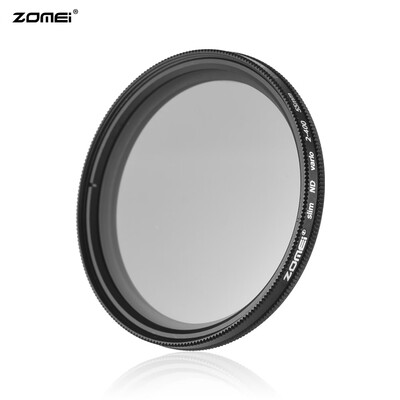 

ZOMEI 82mm Ultra Slim Variable Fader ND2-400 Neutral Density ND Filter Adjustable ND2 ND4 ND8 ND16 ND32 to ND400