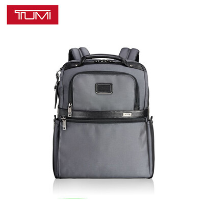

TUMI way Ming Alpha series mens boutique business casual fashion backpack computer bag 026177PW2 gray