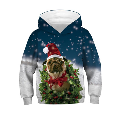 

AOWOFS Christmas 3D Digital Printing New Large Size Mens Sweaters Couples Parent-child Turtleneck Womens Jackets QYDM153-TZ028
