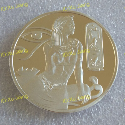 

40mm Cleopatra queen of Egypt Souvenir Coin medal africa