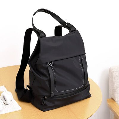 

Golf GOLF Mens Backpack Waterproof Nylon Backpack Personality Fashion Computer Bag Handbags D9BV33993J Black