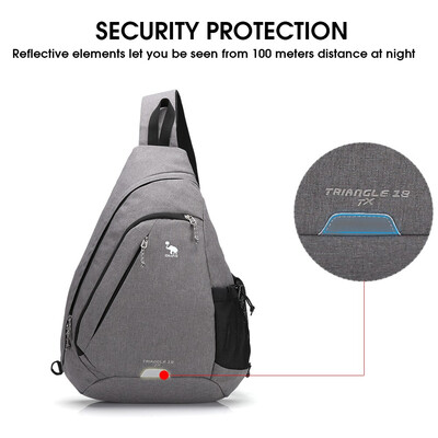

OIWAS Chest Bag cross body Sling bag Waterproof Shoulder bag Hiking backpack 18L