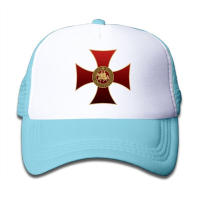 

Templar Knight Baseball Hat Adjustable Mesh Cap For Kid