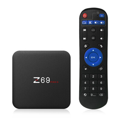 

Z69 MAXII Smart Android 712 TV Box Amlogic S912 Octa-core 64 Bit VP9 H265 UHD 4K HDR 2GB 16GB 24G & 5G WiFi 1000M LAN BT 41