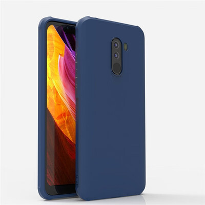 

Goowiiz Phone Case For Xiaomi Mi Pocophone F1Poco F1 Carved Dragon Thin Matte soft Silicone Prevent falling