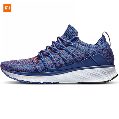 

New Xiaomi Mijia 2 Sneaker Smart Sports Uni-moulding Techinique Fishbone Lock System Elastic Knitting Vamp Shock-absorbing Sole