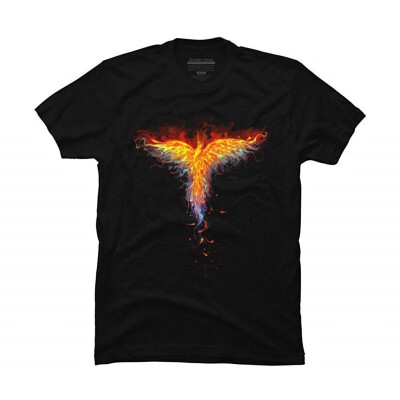 

Fire Phoenix Mens Graphic T Shirt