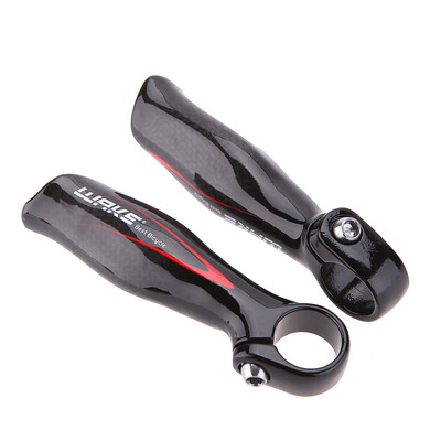 

2Pcs Carbon Fiber MTB Bicycle Handlebar Bar Ends 222MM