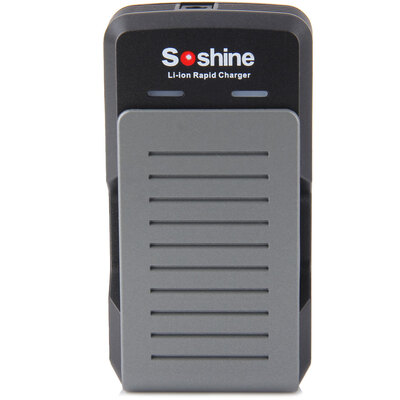 

Soshine S2 2-Slot 18650 17650 Battery Charger with EU Adapter - 100- 240V