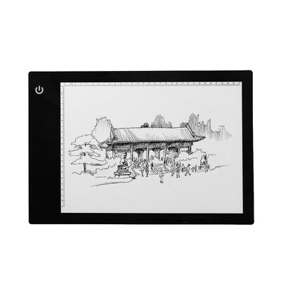 

A4 LED Tracing Light Box Powered by Rechargeable Battery 3 Level Adjustable Brightness Light Pad Tracer Board for Kids Adults Arti
