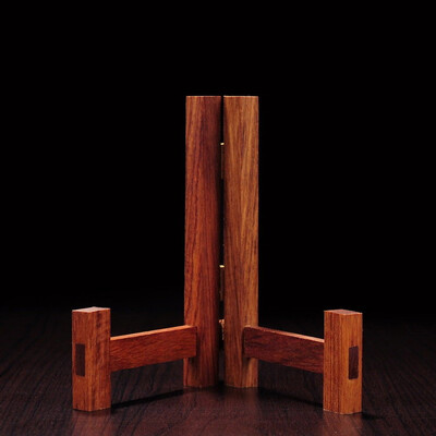 

Natural Rosewood Stand for Pu-erh Tea Cake Plate Easel Dish Picture Holder
