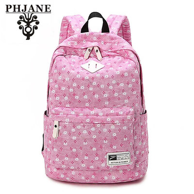 

PHJANE Lightweight Canvas Travel School Backpack for Women Girls Teens Kids