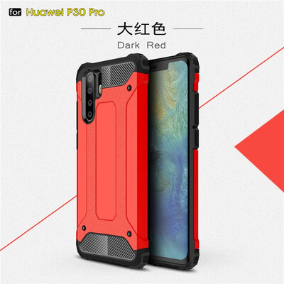 

Goowiiz Phone Case For Huawei P30P30 ProMate 20X King Kong Armor Fashion Bumper PC TPU Prevent falling