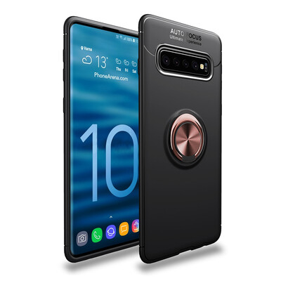 

Goowiiz Phone Case For Samsung Galaxy S10S10 PlusS10 LiteA9 2018A9s Luxury Metal Ring Magnetic Bracket TPU Shockproof Cooling