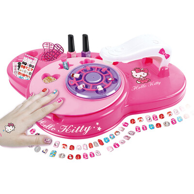 

Hello Kitty hellokitty childrens cosmetics beauty nail makeup toy gift parent-child toy two-in-one girl DS-2279