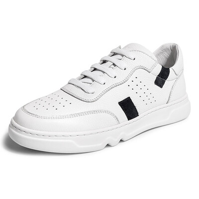 

Golf GOLF simple tie with small holes breathable comfort wrestling leather fashion outdoor mens casual sports shoes GM1809343 white 43