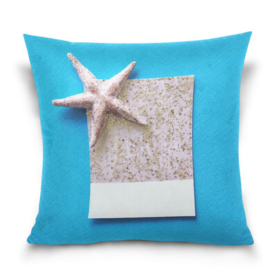 

Throw Pillow Case Decorative Pillow Covers 16 X 16 inch Starfish Pattern Pillowcase
