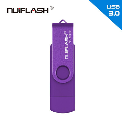 

Hotsale OTG Usb Stick Pen Drive 128GB 64GB 32GB 16GB USB Flash Drive 30 High Speed Pendrive for android Device gift key chain
