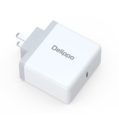 

65W PD USB-C Power AdapterSingle Port USB C ChargerCharging HeadUSB Power Adapter White for Apple MacBook pro 65W Delippo