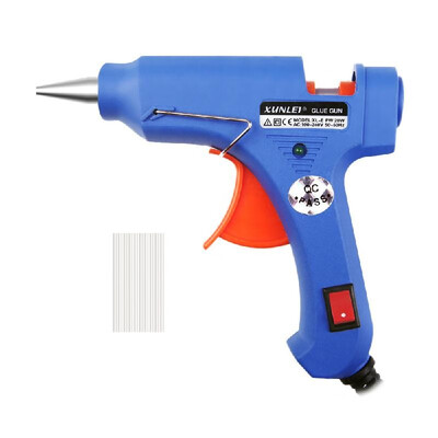 

XL-E20 High Temp Heater Glue Gun 20W Handy Professional with 50 Glue Sticks Graft Repair Tool