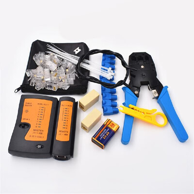

Portable Ethernet Network Hardware Tool Network LAN Cable Crimper Pliers Tools Kit Network Repair Tool Set Dual-use Network Cables