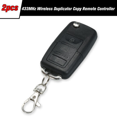 

433MHz Wireless Duplicator Copy Remote Controller Clone Remotes Copy Duplicator For Gadgets Car Home GarageBlack5 Packs