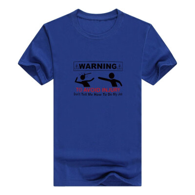 

Funny Coworker Gift Warning Sign Avoid Injury Dont Tell Me How Do Job Men Tee