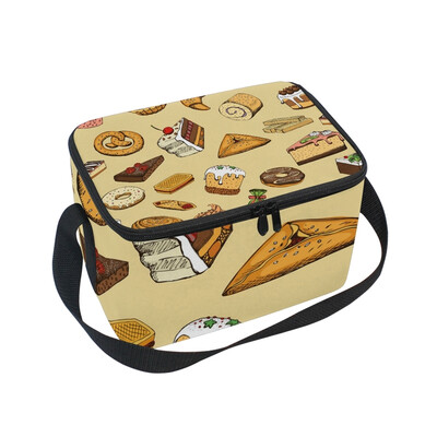 

ALAZA Lunch Box Insulated Sweet Desert Lunch Bag Large Cooler Tote Bag for Men Women