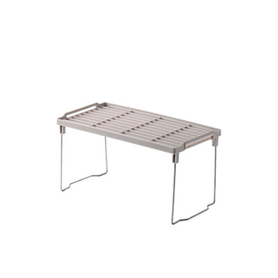 

Superposition Shelf Single-layer Snap Type Foldable Storage Rack Bathroom Kitchen Shelving Holder Multiuse Organizer