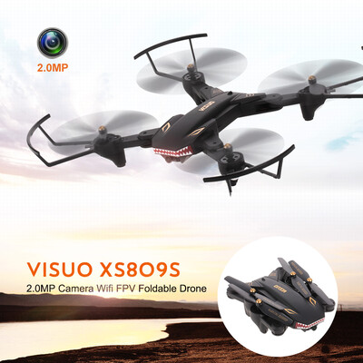 

VISUO XS809S 20MP Wide Angle Camera Wifi FPV Foldable Drone One Key Return Altitude Hold G-sensor Quadcopter
