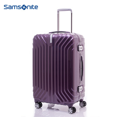 

Samsonite aluminum frame trolley case Samsonite men&women suitcase suitcase hard case TRU-FRAME 25 inch black I0051002